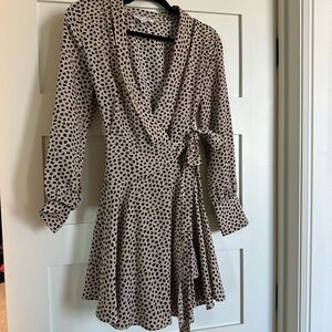 Polka Dot Wrap Dress